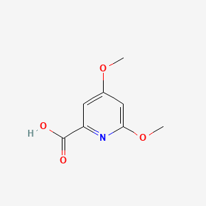 4,6-Dimethoxypicolinic acid chemical structure (CAS 90764-84-4)