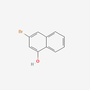 3-Bromonaphthalen-1-ol chemical structure (CAS 90767-17-2)