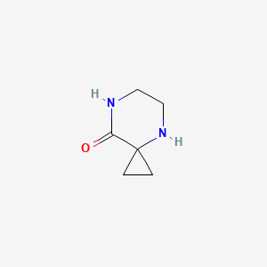 4,7-Diazaspiro[2.5]octan-8-one chemical structure (CAS 907973-01-7)