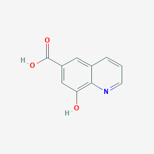 8-Hydroxyquinoline-6-carboxylic acid chemical structure (CAS 90800-42-3)