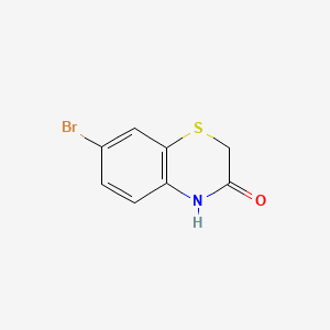 7-Bromo-2H-benzo[b][1,4]thiazin-3(4H)-one chemical structure (CAS 90814-91-8)