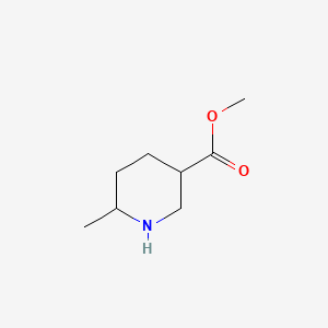 Methyl 6-methylpiperidine-3-carboxylate chemical structure (CAS 908245-03-4)