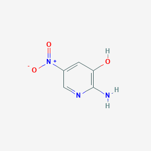 2-Amino-5-nitropyridin-3-ol chemical structure (CAS 908248-27-1)