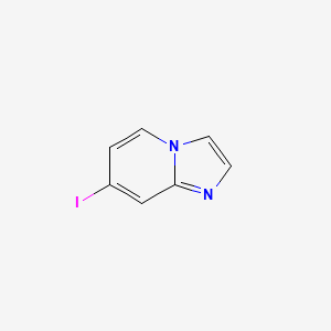 7-Iodoimidazo[1,2-a]pyridine chemical structure (CAS 908269-30-7)