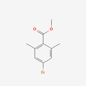 Methyl 4-bromo-2,6-dimethylbenzoate chemical structure (CAS 90841-46-6)