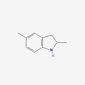 2,5-Dimethylindoline chemical structure (CAS 90874-56-9)