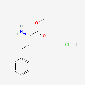 H-HoPhe-OEt.HCl chemical structure (CAS 90891-21-7)