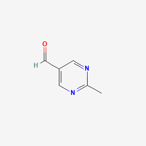 2-Methylpyrimidine-5-carbaldehyde chemical structure (CAS 90905-33-2)