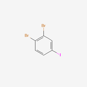 1,2-Dibromo-4-iodobenzene chemical structure (CAS 909072-74-8)