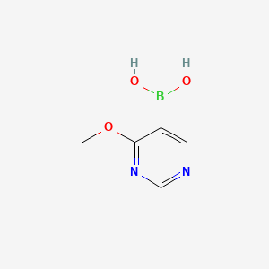 (4-Methoxypyrimidin-5-yl)boronic acid chemical structure (CAS 909187-37-7)