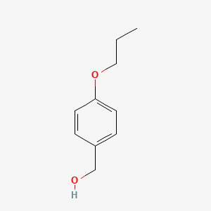 (4-Propoxyphenyl)methanol chemical structure (CAS 90925-43-2)