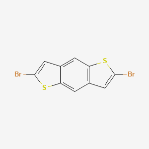 2,6-Dibromobenzo[1,2-b:4,5-b']dithiophene chemical structure (CAS 909280-97-3)