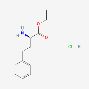 D-Homophenylalanine ethyl ester hydrochloride chemical structure (CAS 90940-54-8)