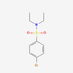 4-Bromo-N,N-diethylbenzenesulfonamide chemical structure (CAS 90944-62-0)
