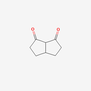 Tetrahydropentalene-1,6(2H,6aH)-dione chemical structure (CAS 90953-74-5)