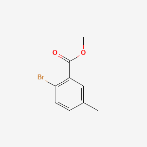 Methyl 2-bromo-5-methylbenzoate chemical structure (CAS 90971-88-3)