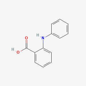 2-(Phenylamino)benzoic acid chemical structure (CAS 91-40-7)
