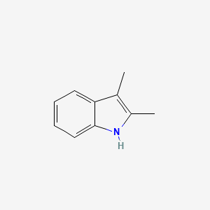 2,3-Dimethyl-1H-indole chemical structure (CAS 91-55-4)