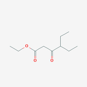 Ethyl 4-ethyl-3-oxohexanoate chemical structure (CAS 91007-16-8)