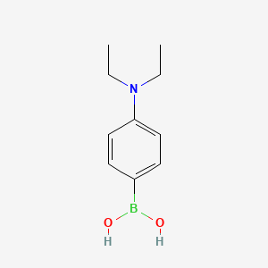 4-(Diethylamino)phenylboronic acid chemical structure (CAS 91011-76-6)
