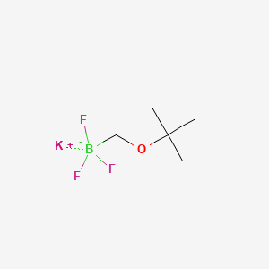 Potassium (tert-butoxymethyl)trifluoroborate chemical structure (CAS 910251-10-4)