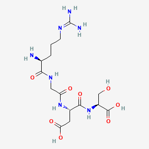 Arg-Gly-Asp-Ser chemical structure (CAS 91037-65-9)