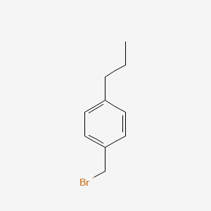 4-Propylbenzyl bromide chemical structure (CAS 91062-39-4)