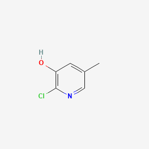 2-Chloro-5-methylpyridin-3-ol chemical structure (CAS 910649-59-1)