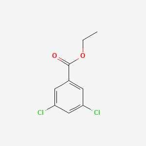 Ethyl 3,5-dichlorobenzoate chemical structure (CAS 91085-56-2)