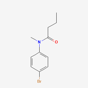 N-(4-Bromophenyl)-N-methylbutyramide chemical structure (CAS 911230-59-6)