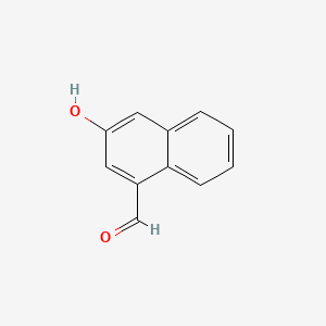 3-Hydroxy-1-naphthaldehyde chemical structure (CAS 91136-43-5)