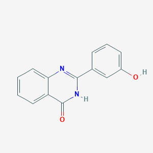 2-(3-Hydroxyphenyl)quinazolin-4(3H)-one chemical structure (CAS 911417-23-7)