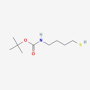 tert-Butyl (4-mercaptobutyl)carbamate chemical structure (CAS 911450-28-7)
