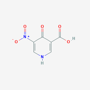 4-Hydroxy-5-nitronicotinic acid chemical structure (CAS 911461-03-5)