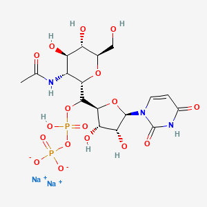 UDP-α-D-N-Acetylglucosamine Disodium Salt chemical structure (CAS 91183-98-1)