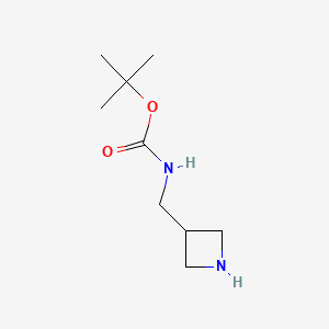 3-(Boc-Aminomethyl)azetidine chemical structure (CAS 91188-15-7)