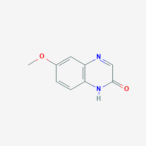 6-Methoxyquinoxalin-2(1H)-one chemical structure (CAS 91192-32-4)