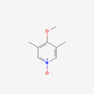 4-Methoxy-3,5-dimethylpyridine 1-oxide chemical structure (CAS 91219-89-5)