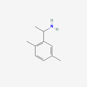 1-(2,5-Dimethylphenyl)ethanamine chemical structure (CAS 91251-26-2)