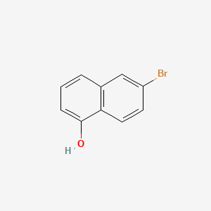 6-Bromo-1-hydroxynaphthalene chemical structure (CAS 91270-68-7)