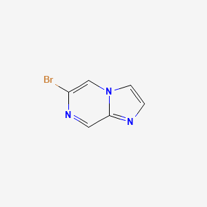 6-Bromoimidazo[1,2-a]pyrazine chemical structure (CAS 912773-24-1)