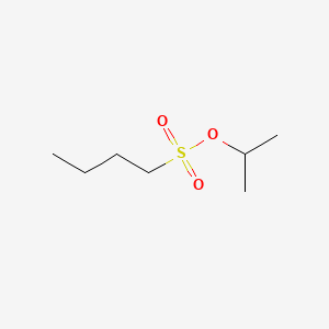 Isopropyl butane-1-sulfonate chemical structure (CAS 91284-46-7)