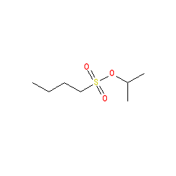 Isopropyl butane-1-sulfonate chemical structure (CAS 91284-46-7)