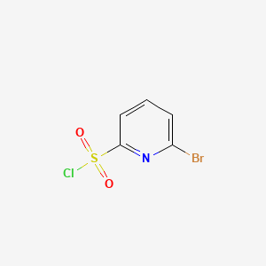 6-Bromopyridine-2-sulfonyl chloride chemical structure (CAS 912934-77-1)