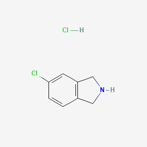 5-Chloroisoindoline hydrochloride chemical structure (CAS 912999-79-2)