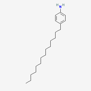 4-Tetradecylaniline chemical structure (CAS 91323-12-5)