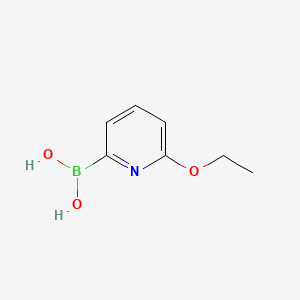 (6-Ethoxypyridin-2-yl)boronic acid chemical structure (CAS 913373-41-8)