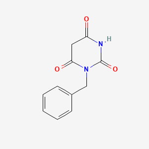 1-Benzylpyrimidine-2,4,6(1H,3H,5H)-trione chemical structure (CAS 91360-95-1)