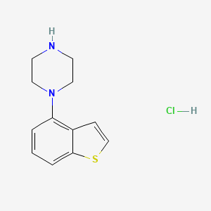 1-(Benzo[b]thiophen-4-yl)piperazine hydrochloride chemical structure (CAS 913614-18-3)