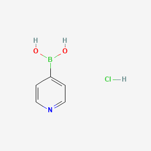 Pyridin-4-ylboronic acid hydrochloride chemical structure (CAS 913835-65-1)